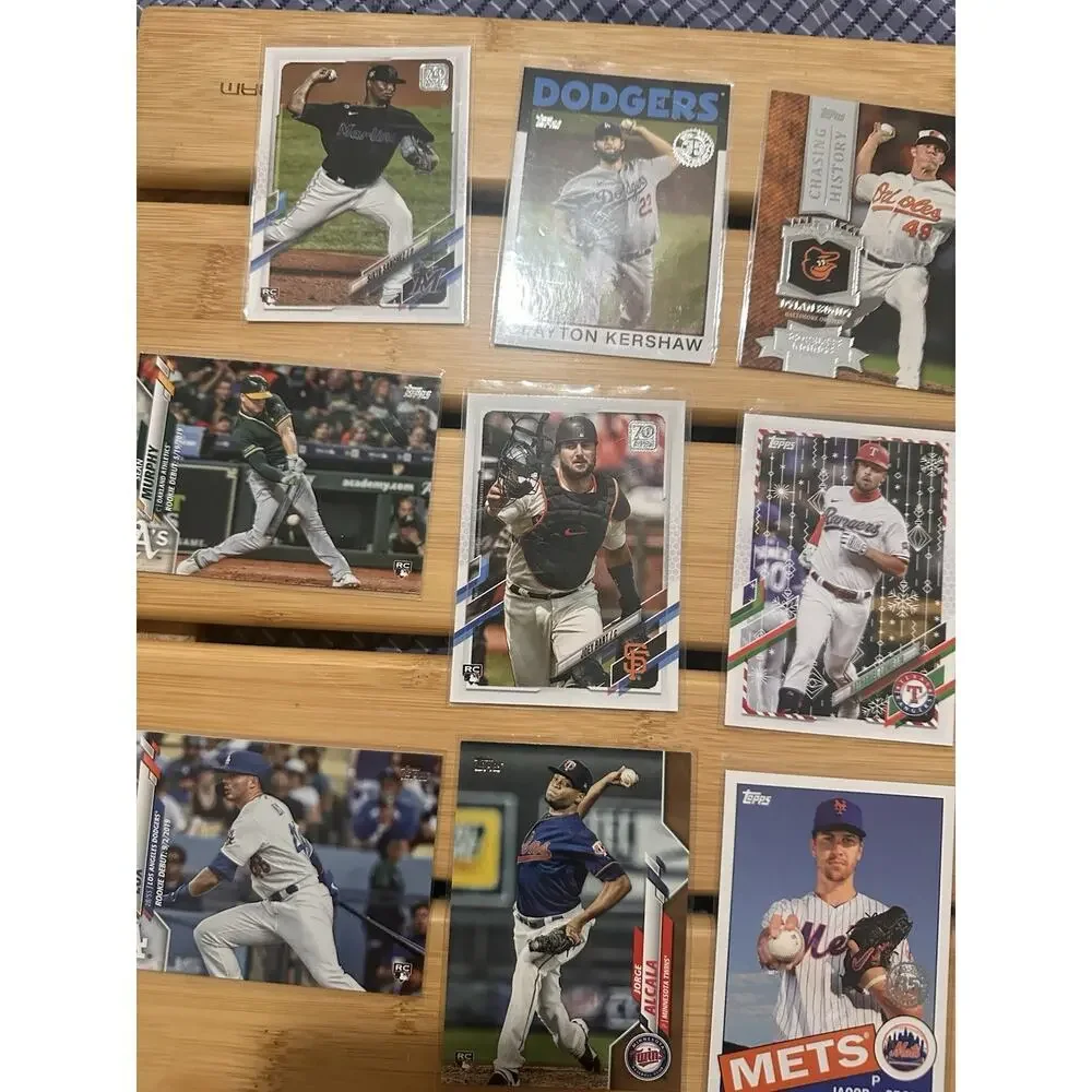 Lote 20 Tarjetas Beisbol Topps 2020-2026 Clayton Kershaw Jacob‎ deGrom Stars